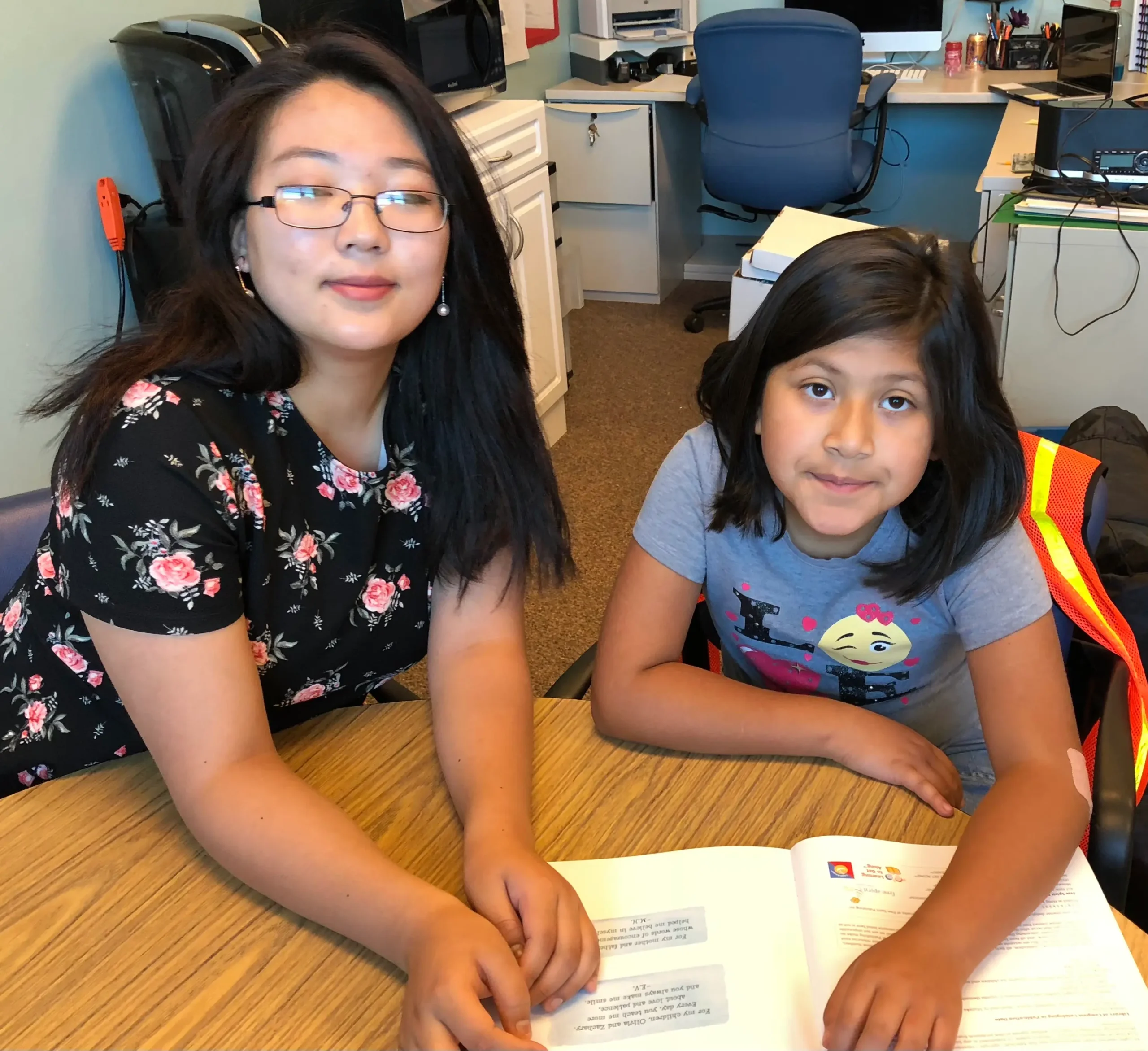 Courtesy photo: Aspring teacher working with student during summer program at Ramirez Thomas Elementary