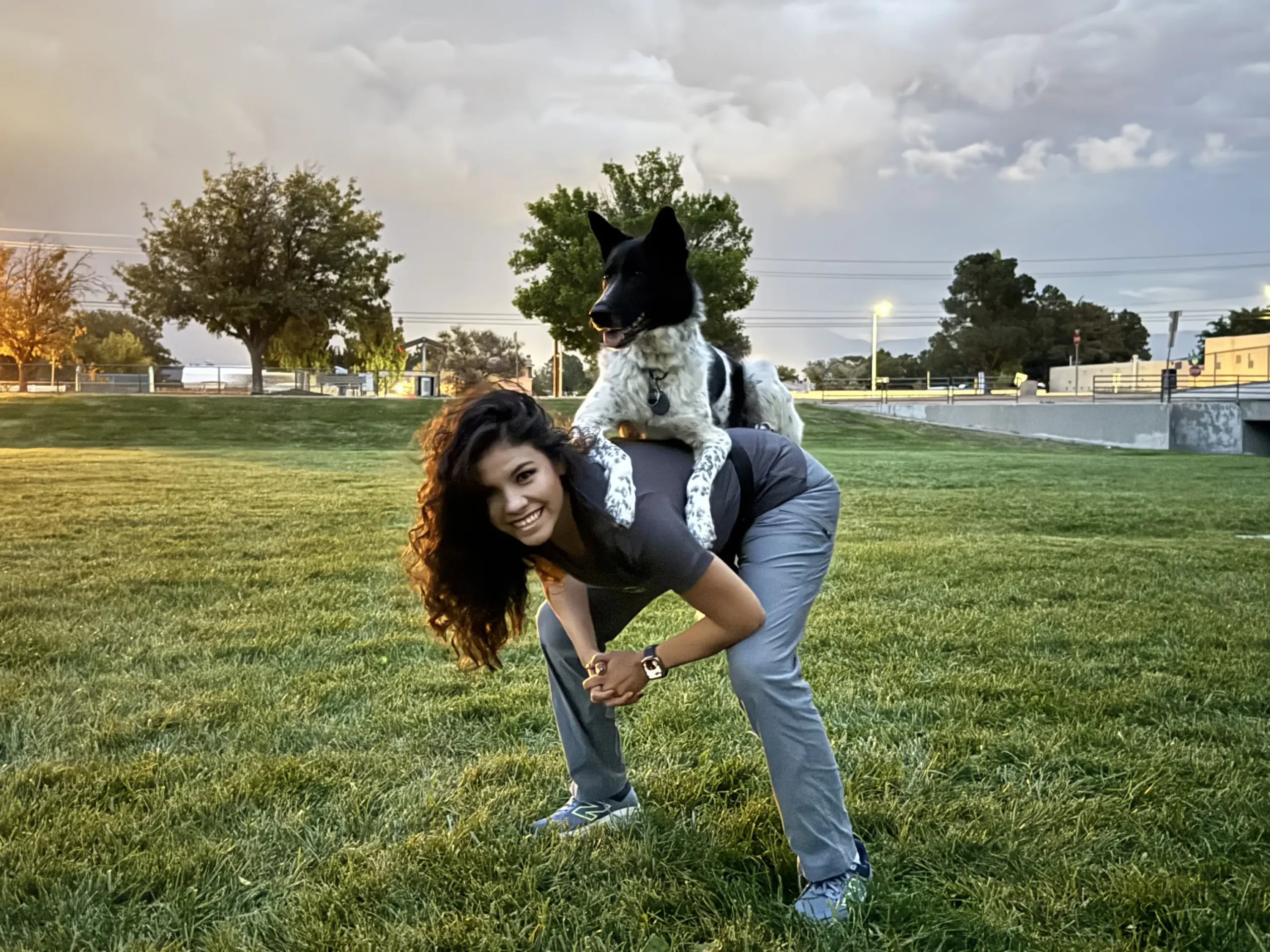 Courtesy photo: Kayla Donaldson and her dog, Yuki.