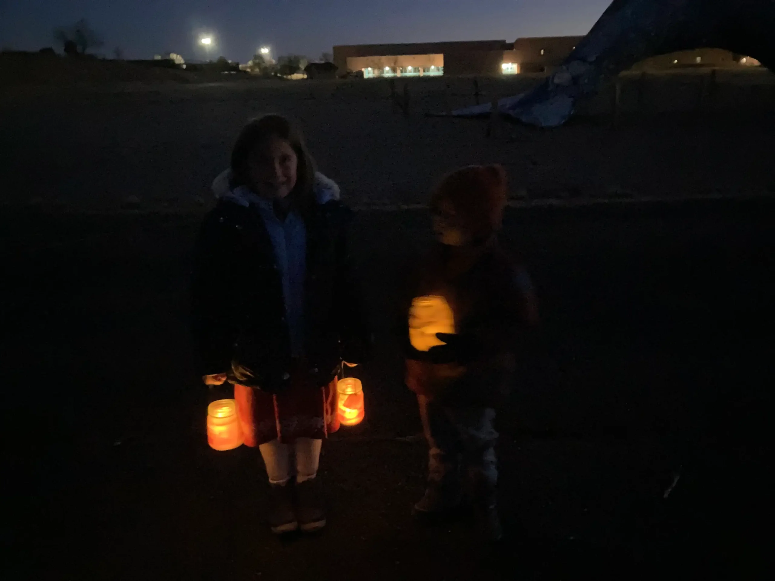 Courtesy photo: Children on the annual solstice walk.<br />
