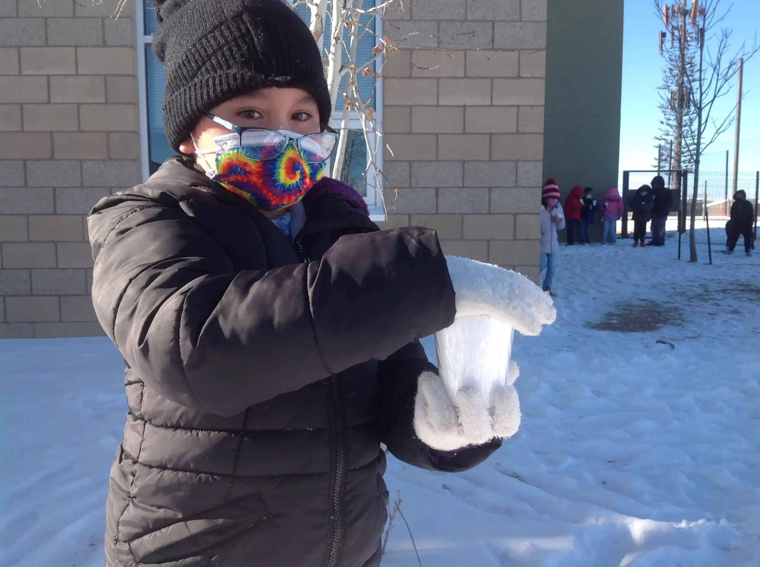 Collecting and learning about the unique properties of snow.